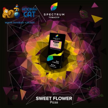 Заказать кальянный табак Spectrum Hard Sweet Flower (Спектрум Хард Роза) 100г онлайн с доставкой всей России
